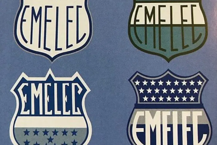 Logo de Emelec evolución en el tiempo.&nbsp;