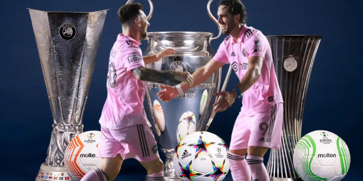 Leo Campana y Lio Messi 