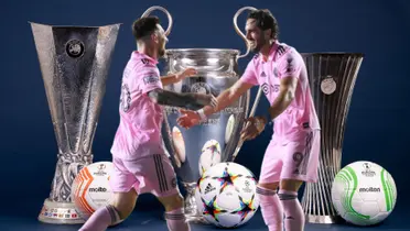 Leo Campana y Lio Messi 