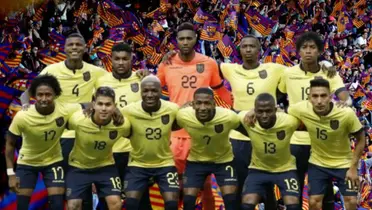 Selección ecuatoriana y FC Barcelona 