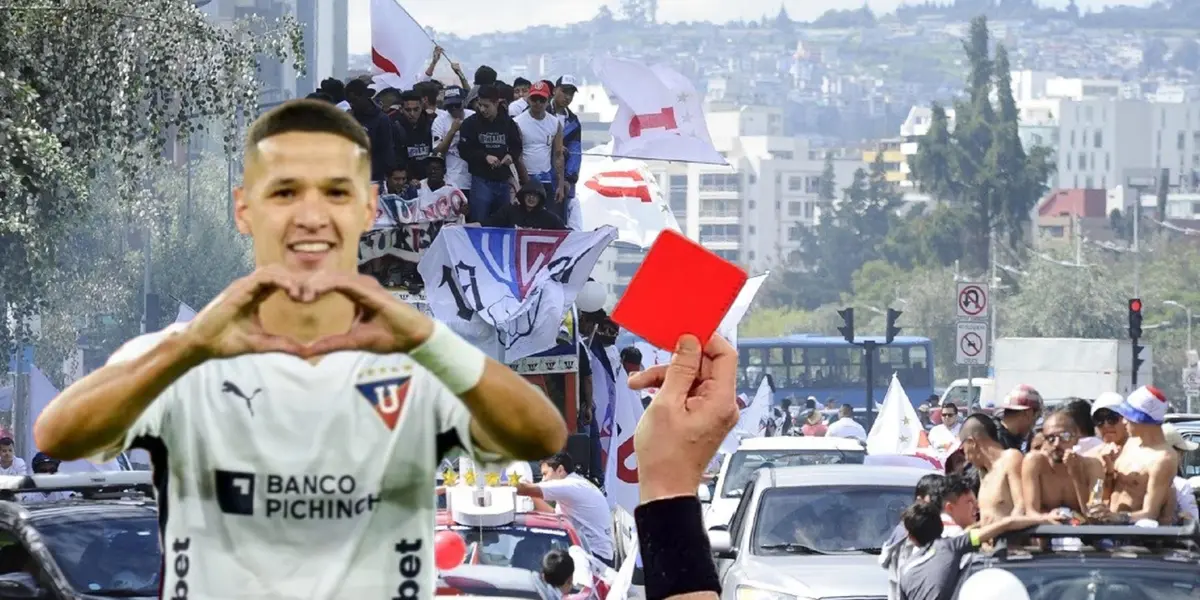 Alex Arce, de fondo la Mga Caravan de Liga. El Crrack
