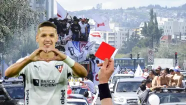 Alex Arce, de fondo la Mga Caravan de Liga. El Crrack