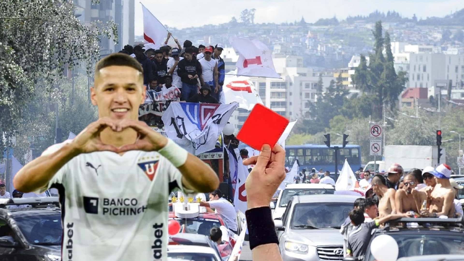 Alex Arce, de fondo la Mga Caravan de Liga. El Crrack