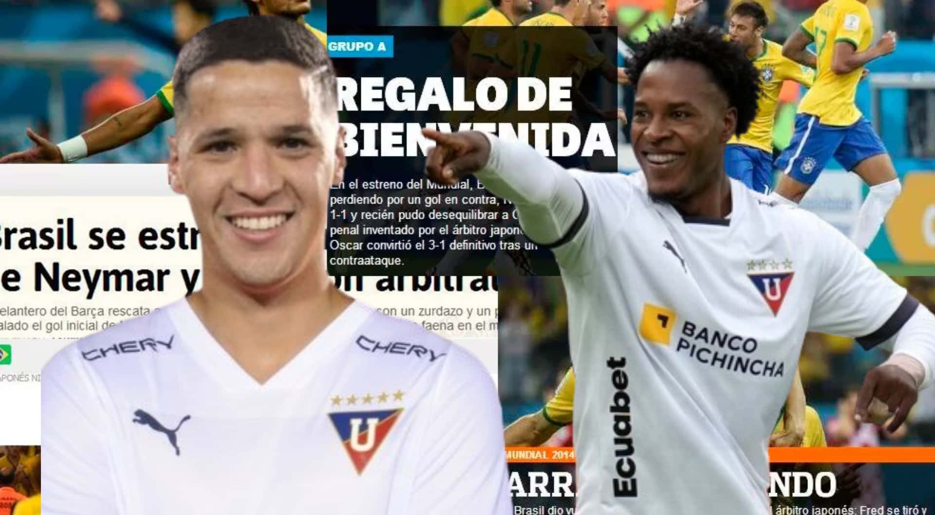 Alex Arce y Jhojan Julio