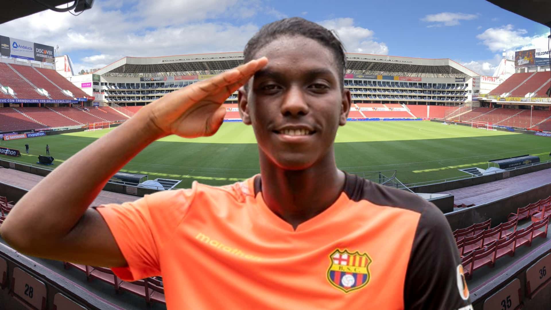 Allen Obando jugador de Barcelona SC