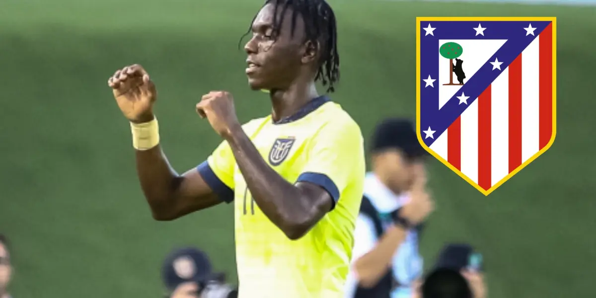 Allen Obando y Atlético de Madrid / Foto de: Nación Fútbol Ecuador