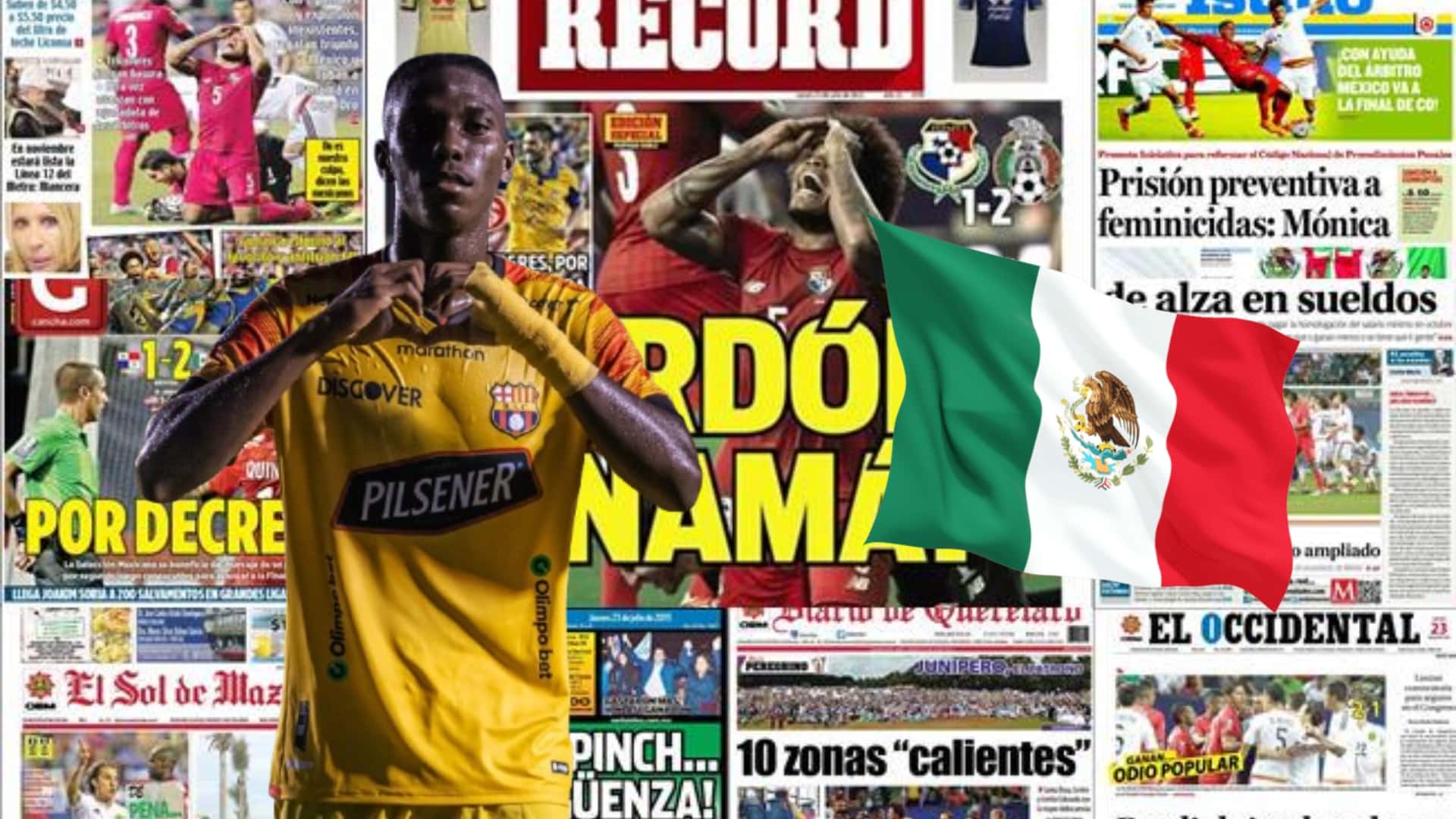 Allen Obando y México / Foto de: Nación Fútbol Ecuador