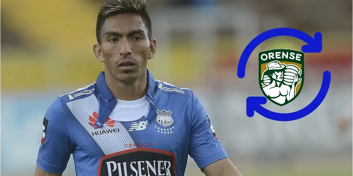 Angel Mena con camiseta de Emelec. Foto. El Universo