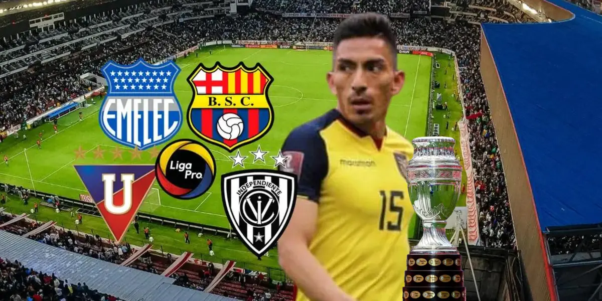 Ángel mena serio, escudos de equipos, Copa América. Foto tomada de: API/Pes Logos