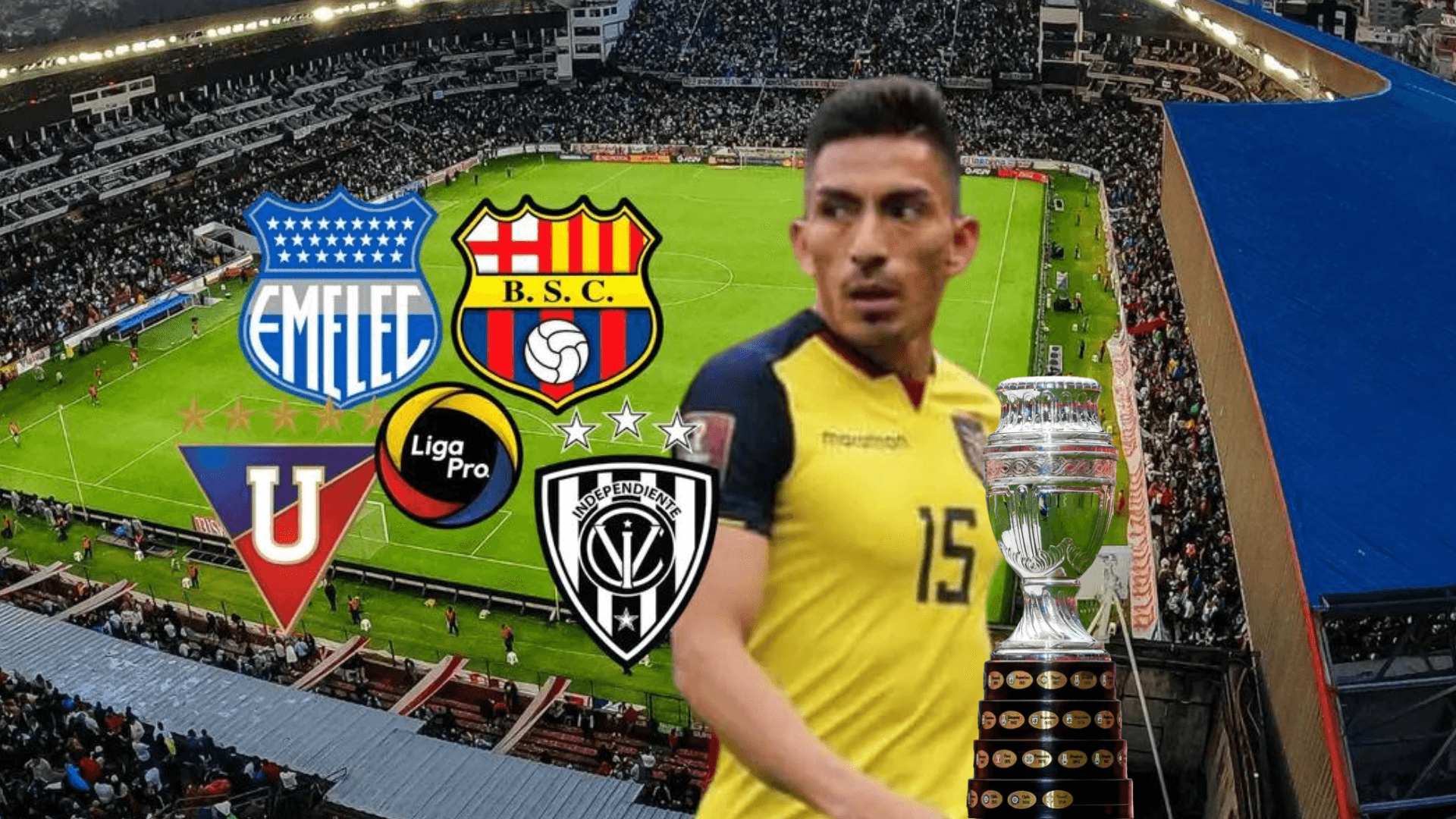 Ángel mena serio, escudos de equipos, Copa América. Foto tomada de: API/Pes Logos