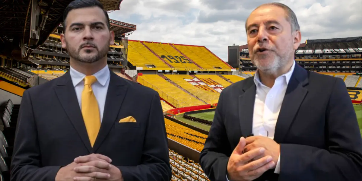 Antonio Álvarez e Isaac Álvarez (Foto tomada de: Primicias/API/Liga de Quito)