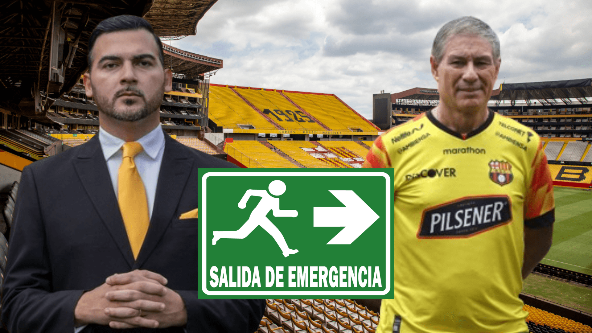 Antonio Álvarez y Ariel Holan (Foto tomada de: Primicias/API/Barcelona SC/AC Planeta Fuego)