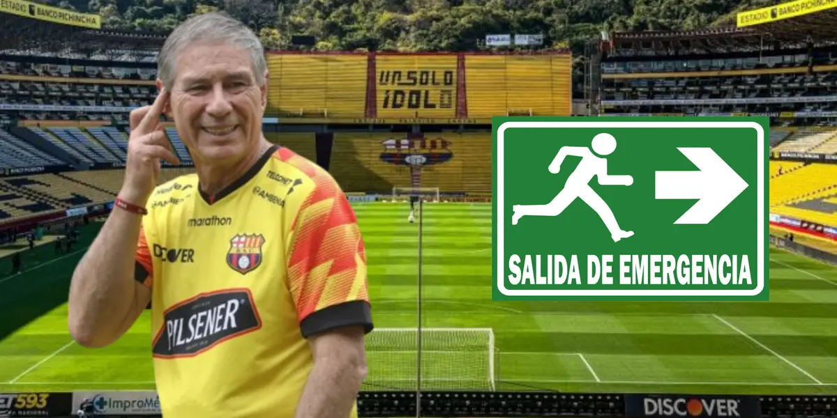 Ariel Holan (Foto tomada de: Barcelona SC/AC Planeta Fuego)