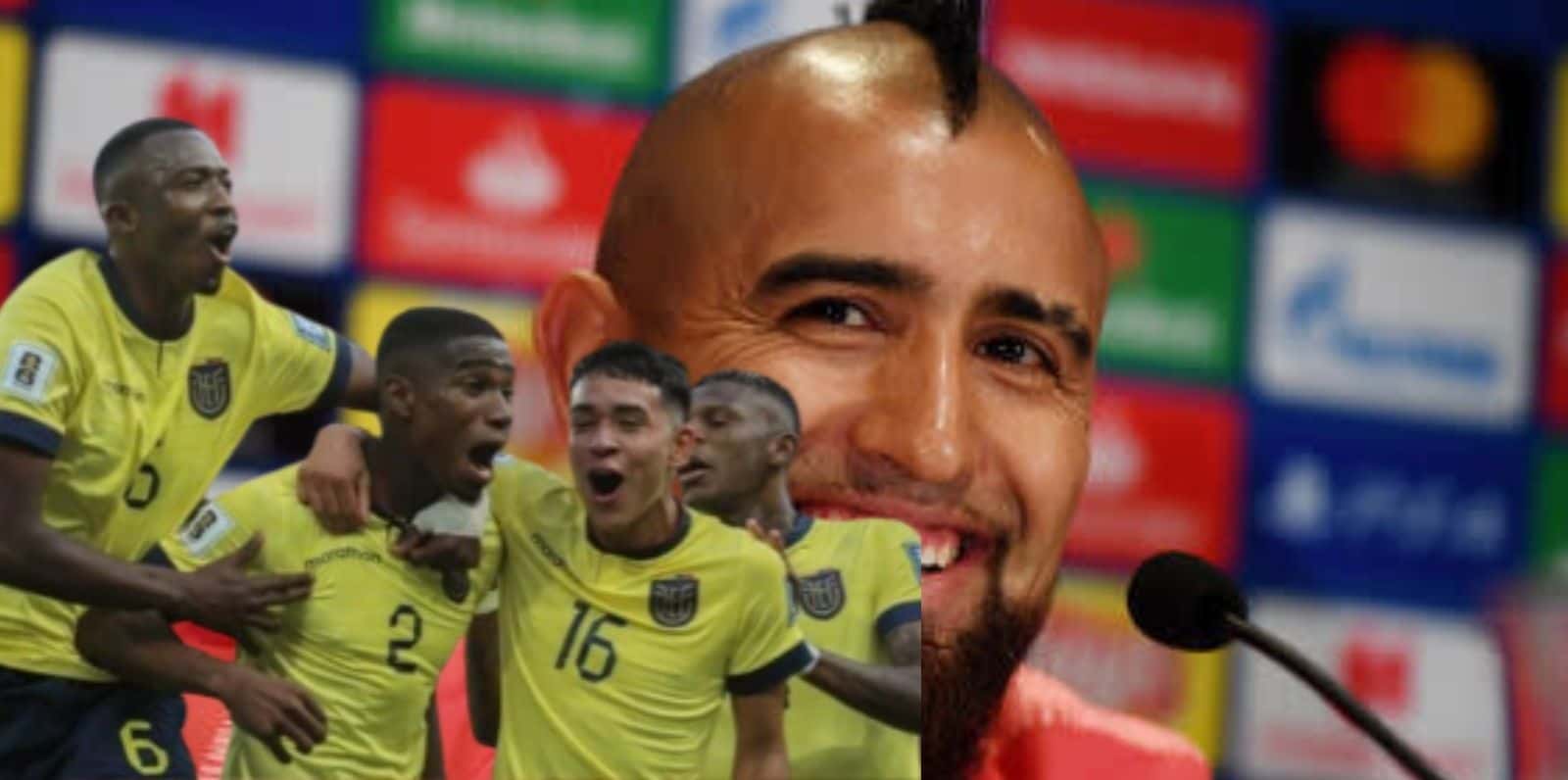 Así vivió Arturo Vidal al partido de Ecuador
