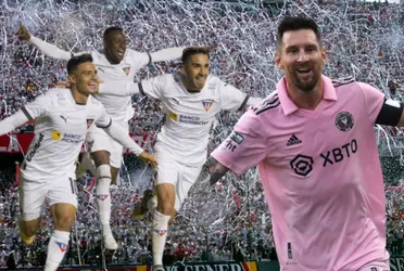 Atención, Liga de Quito podría enfrentar al Inter de Miami de Lionel Messi