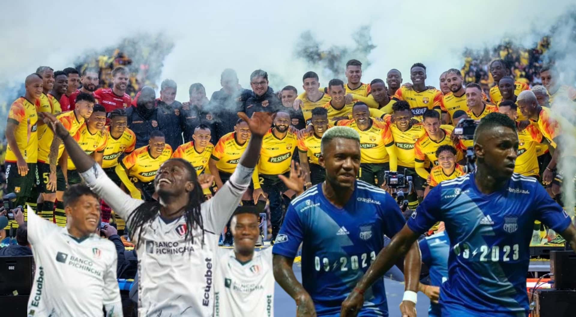Barcelona Sc, Emelec y LDU