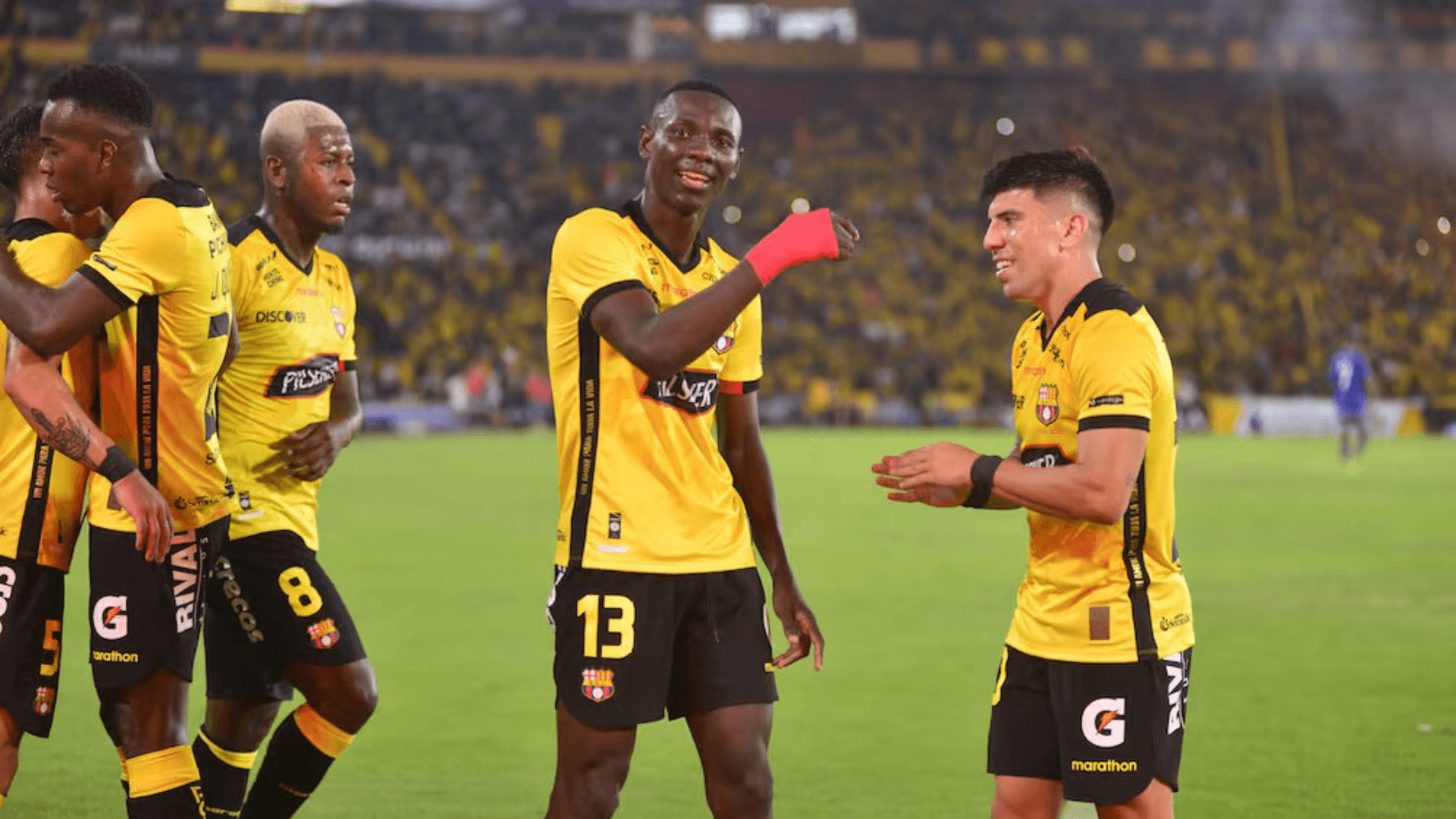 Barcelona SC en la Noche Amarilla 2025 / Foto tomada de: API