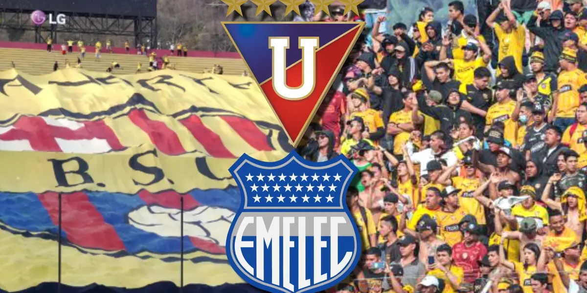Barcelona SC-Liga de Quito-Emelec / Foto: API