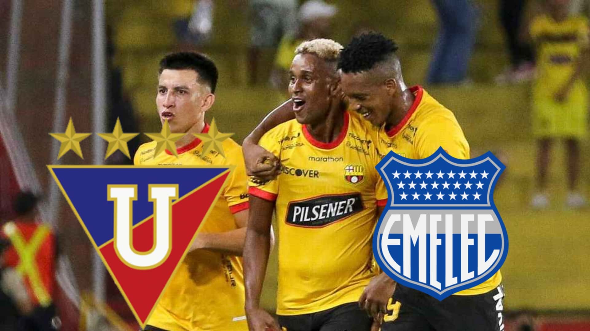Barcelona SC, Liga de Quito y Emelec
