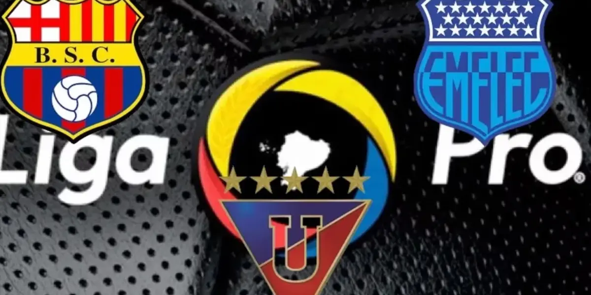Barcelona SC, Liga de Quito y Emelec
