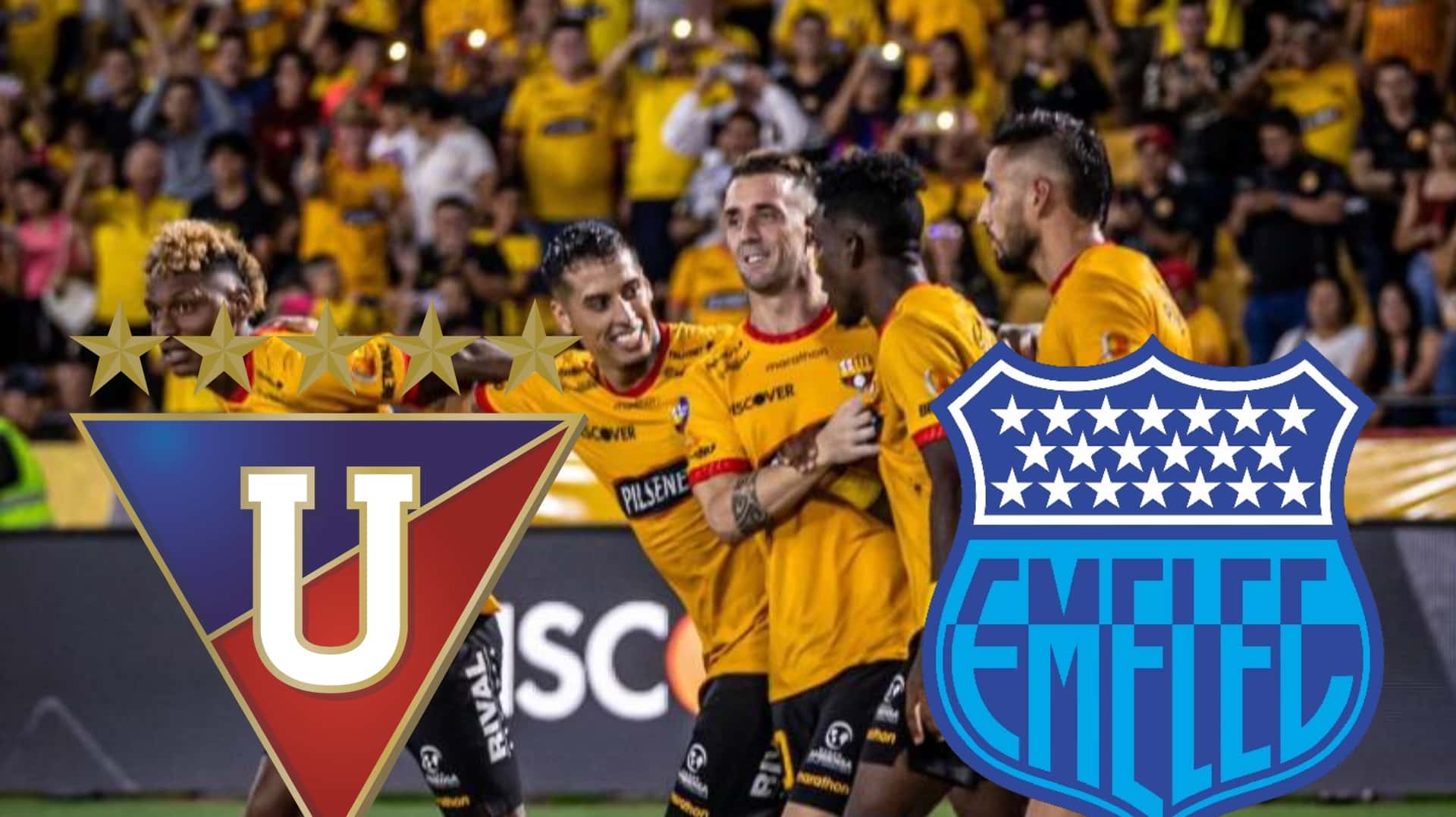 Barcelona SC, Liga de Quito y Emelec