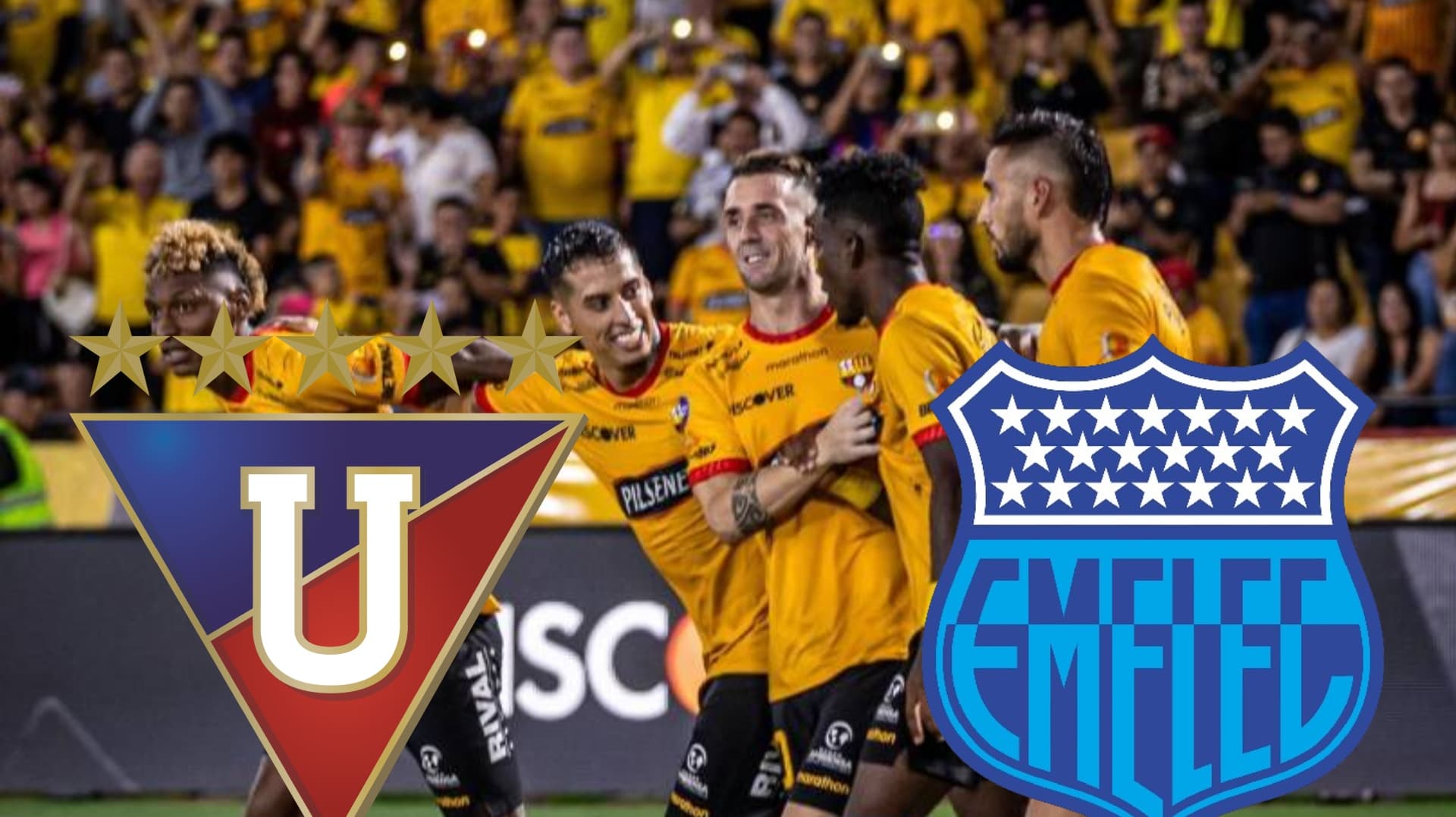 Barcelona SC, Liga de Quito y Emelec