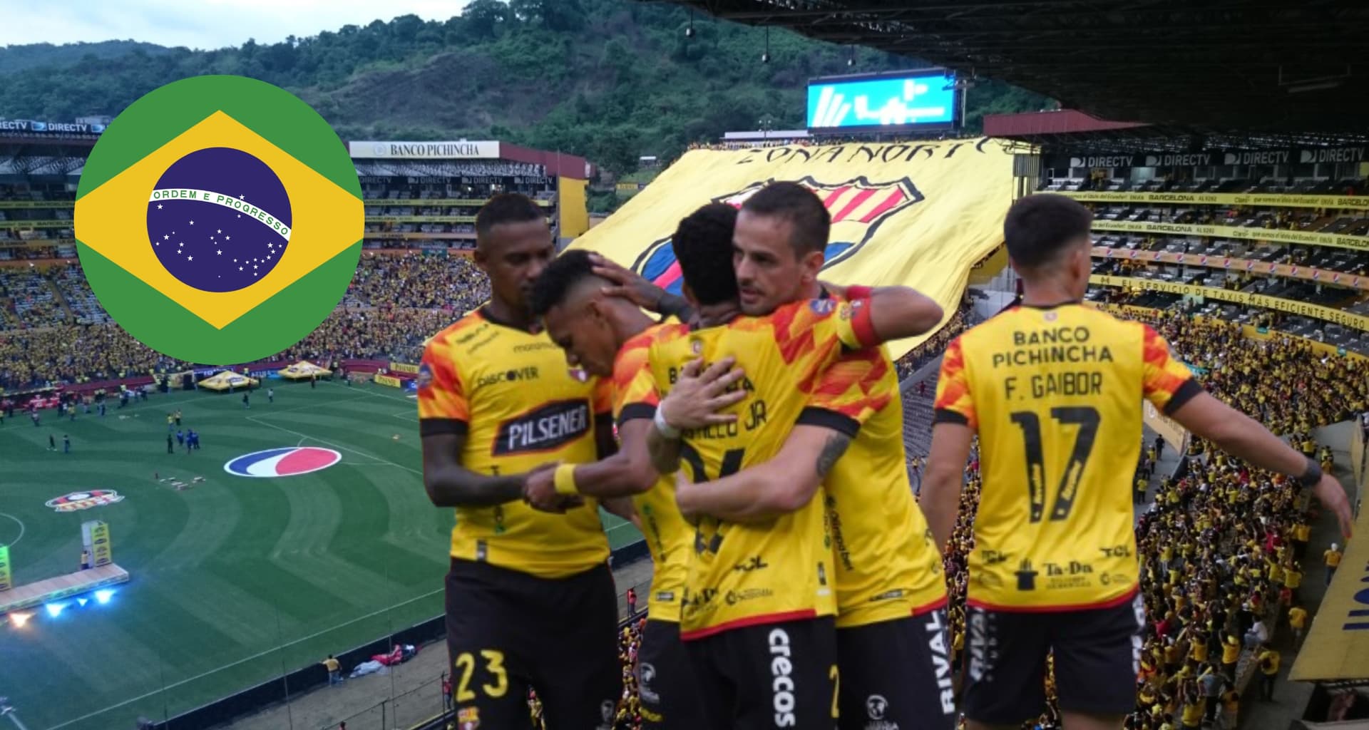 Barcelona SC y Brasil / Foto de: Nación Fútbol Ecuador
