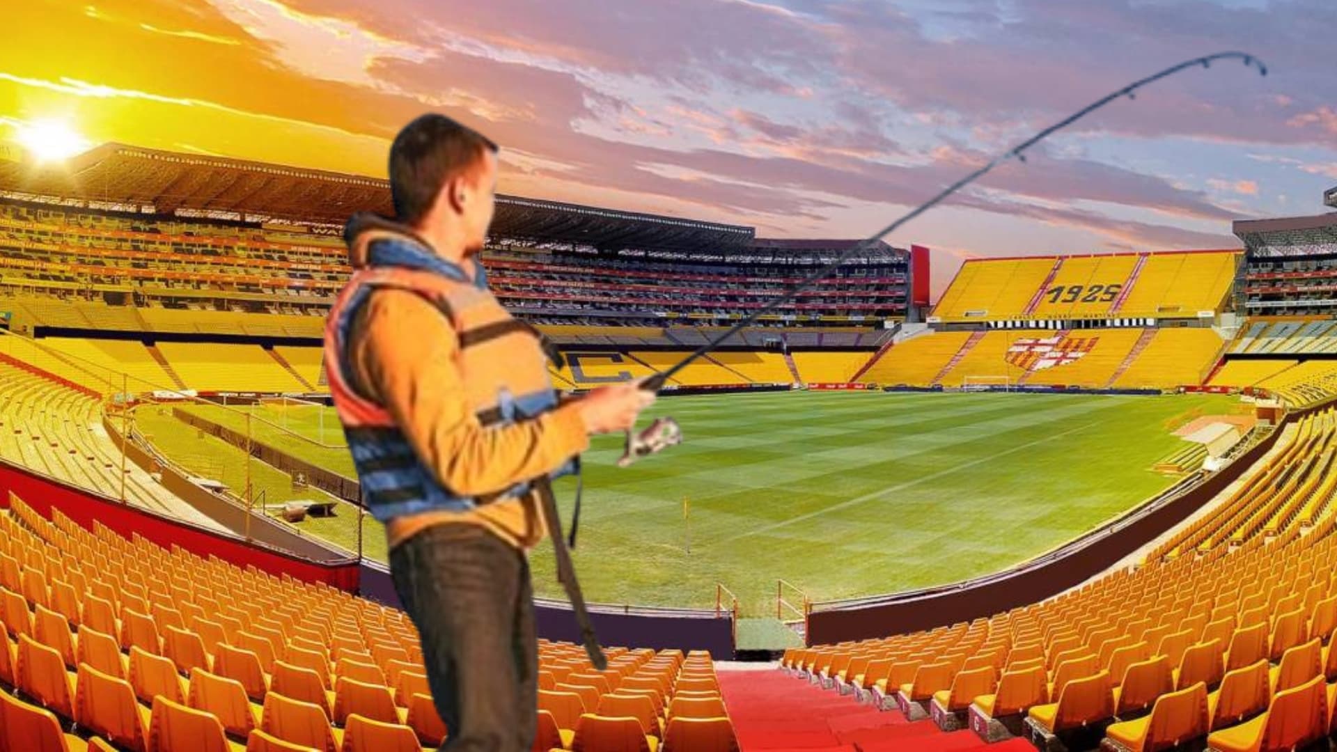 Barcelona SC y pescador