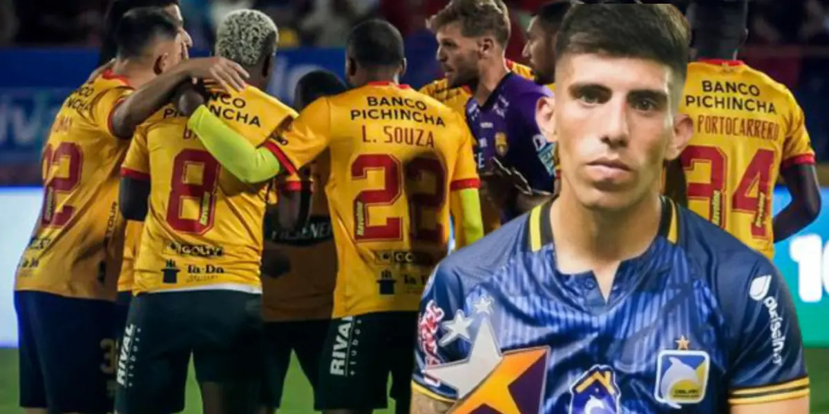 Brian Oyola jugador de Delfín