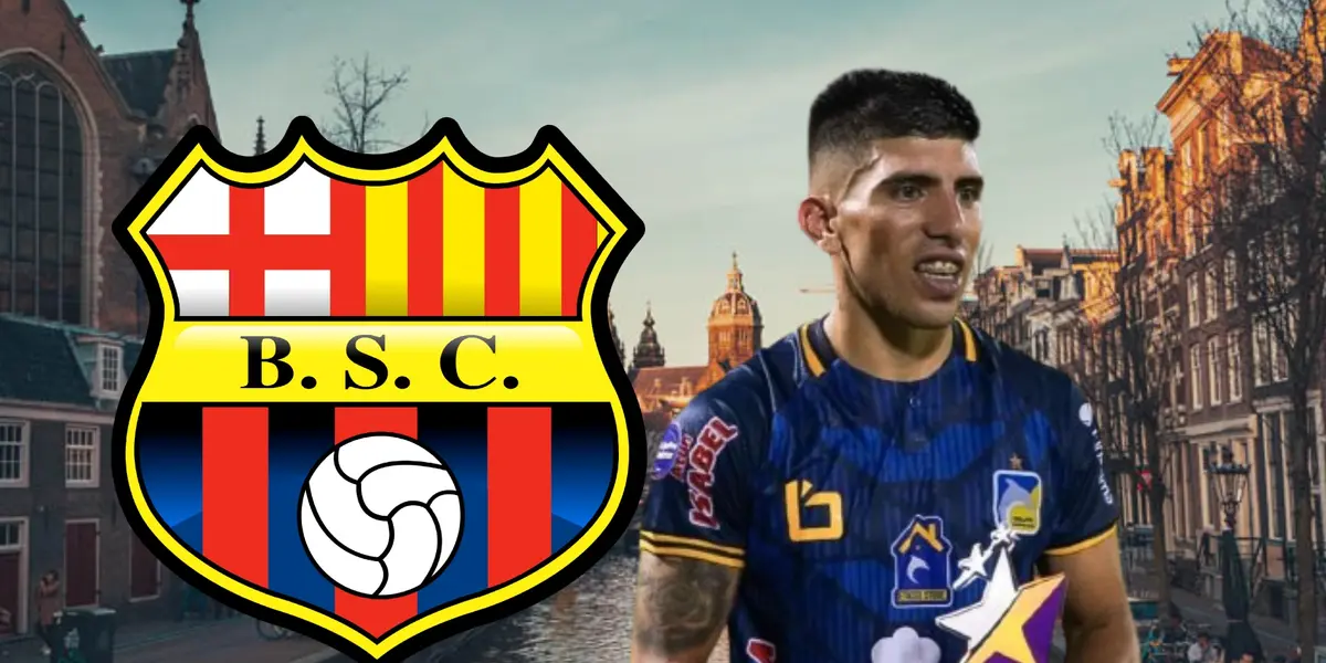 Brian oyola y Barcelona SC