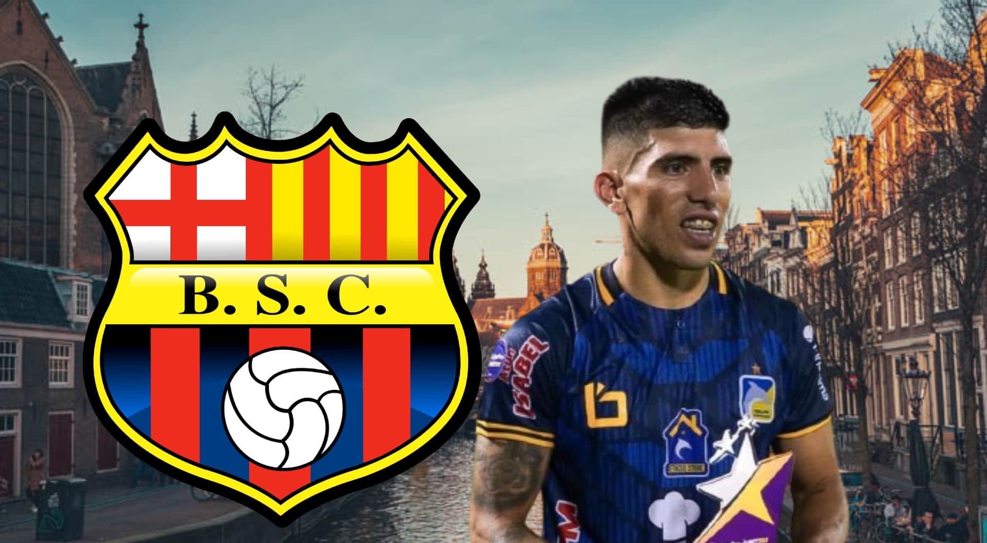 Brian oyola y Barcelona SC