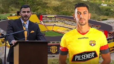 Bruno Piñatares y Antonio Álvarez (Foto tomada de: Barcelona SC)