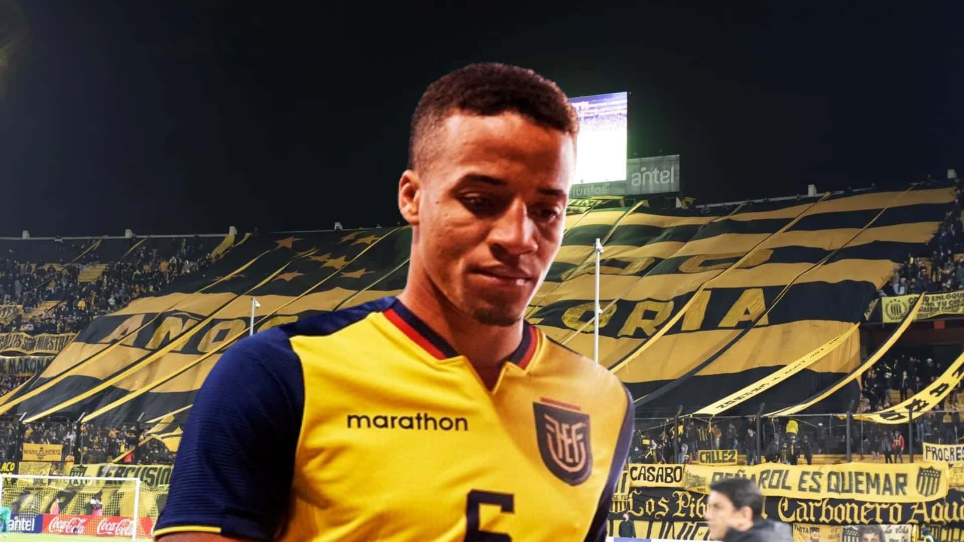 Byron Castillo jugador de Peñarol