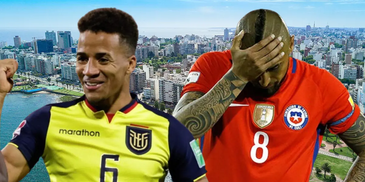 Byron Castillo y Arturo Vidal