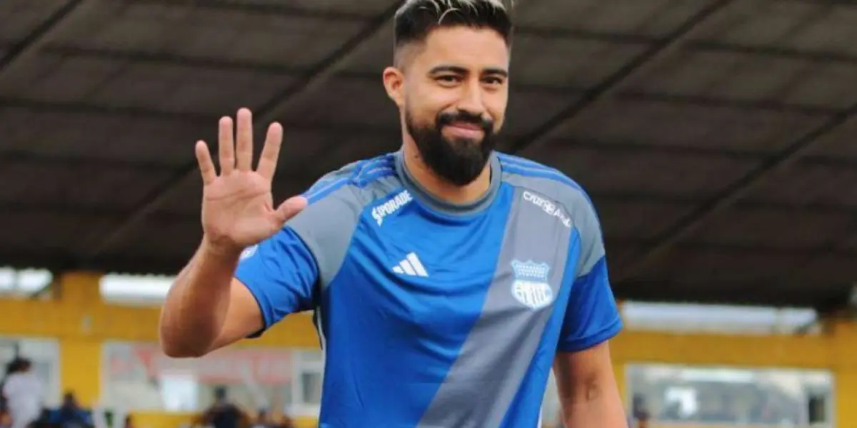 Cristhian Noboa en Emelec 2024 / Foto tomada de: API