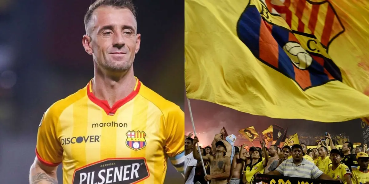 Damián Díaz no fue titular y así reaccionó la hinchada de Barcelona SC