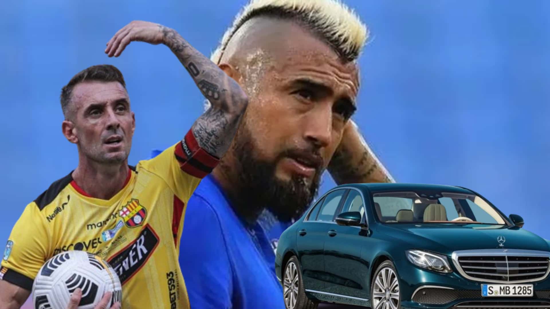 Damián Díaz y Arturo Vidal