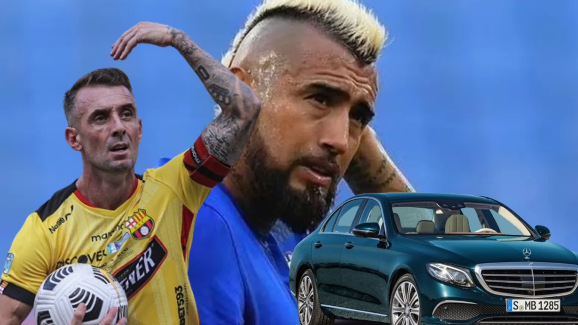 Damián Díaz y Arturo Vidal