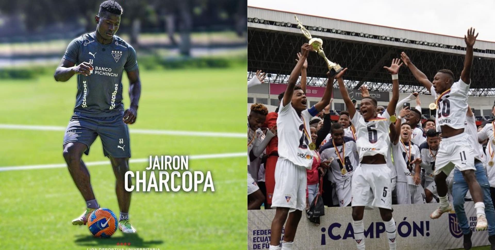 De las inferiores al primer equipo es el nuevo grito de gol para la Liga de Quito