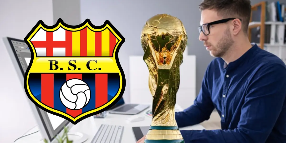 Diseñador, Barcelona SC y Copa del Mundo