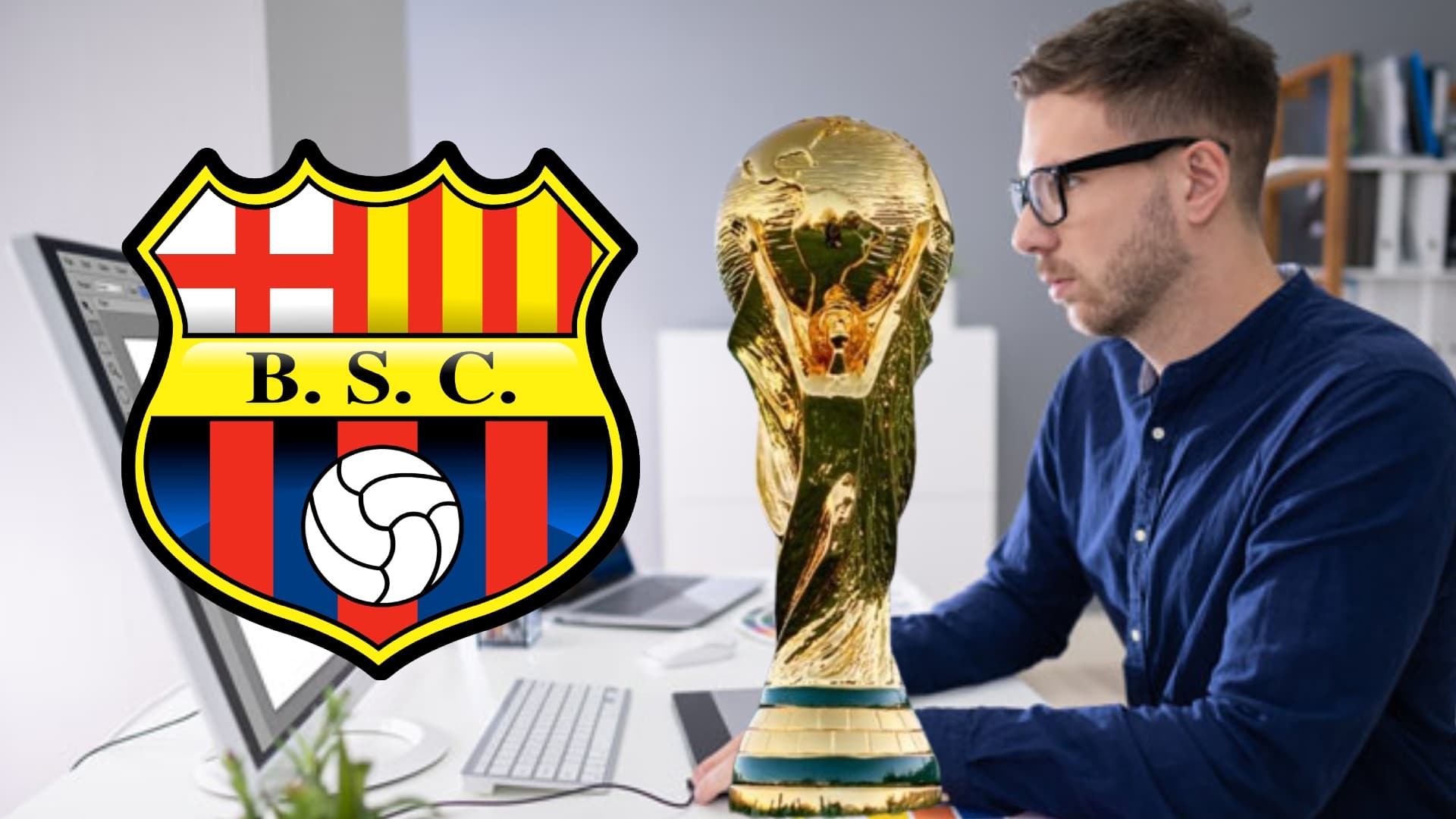 Diseñador, Barcelona SC y Copa del Mundo