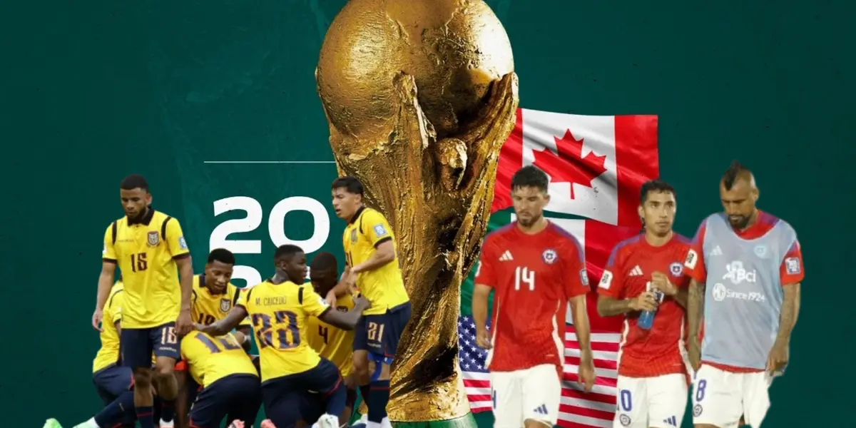 Ecuador y Chile / Foto de: Nación Fútbol Ecuador