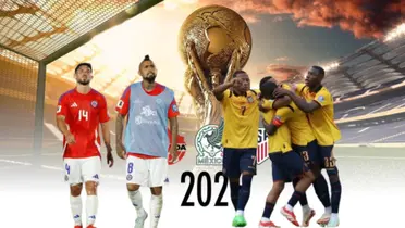 Ecuador y Chile / Foto de: Nación Fútbol Ecuador