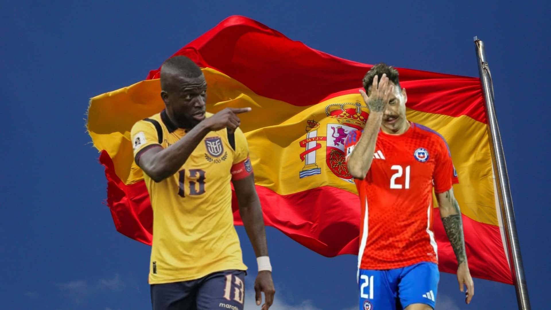 Ecuador y Chile / Foto de: Nación Fútbol Ecuador