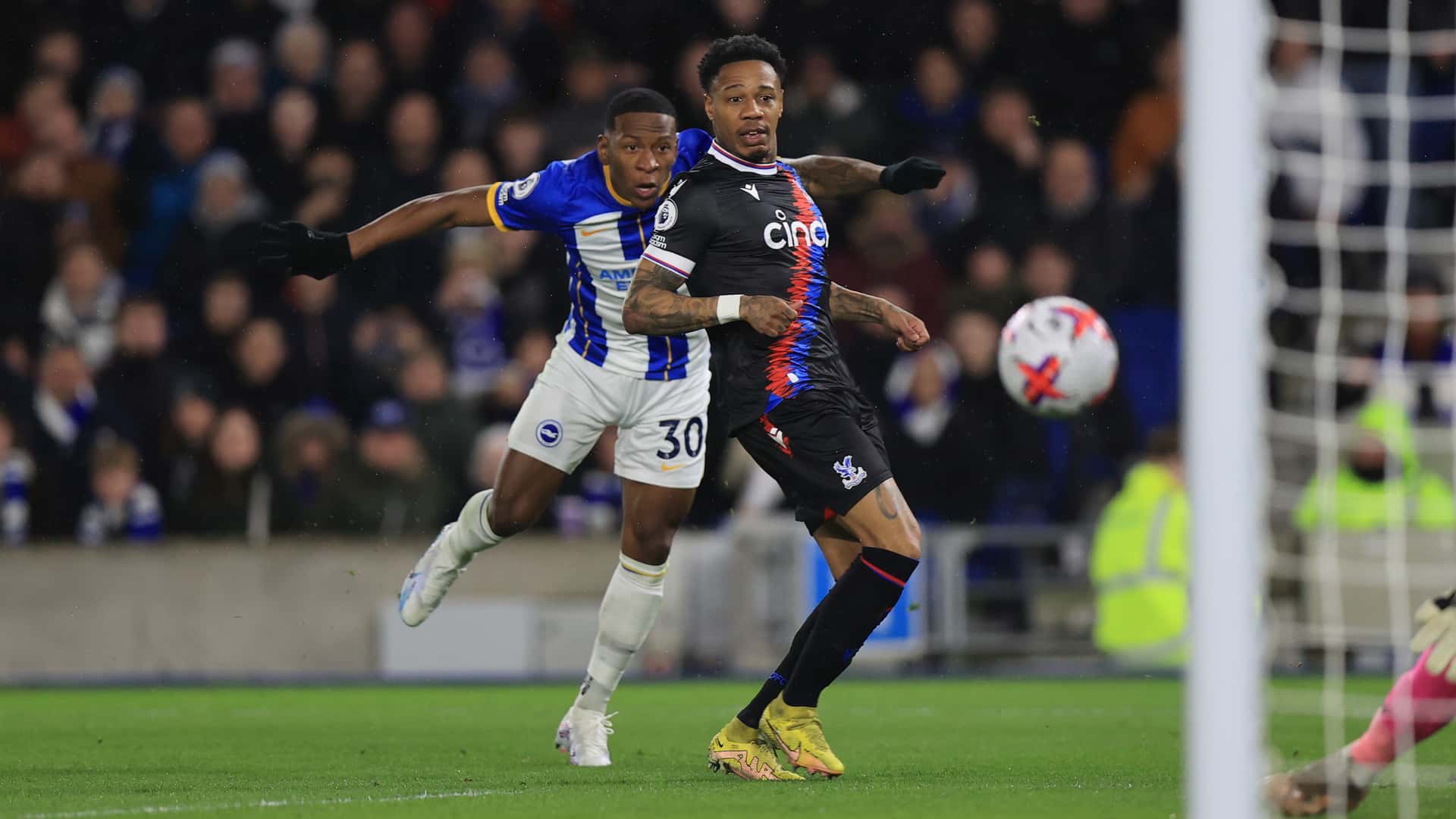 El Brighton derrotó 1-0 como local al Crystal Palace, por la fecha 8 de la Premier League.