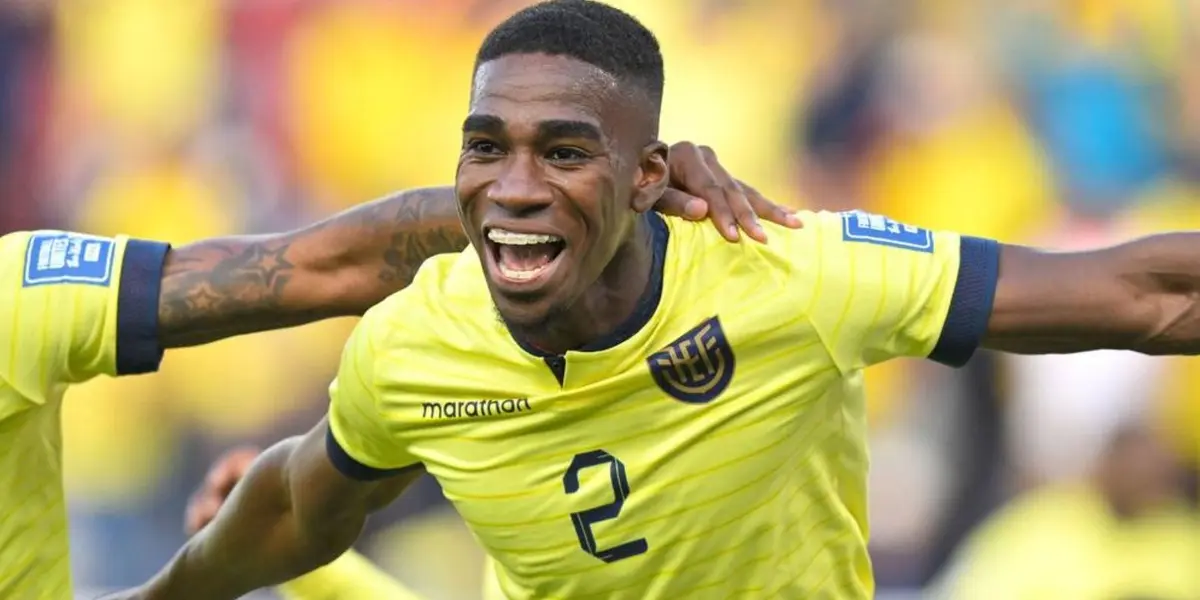 El defensa ecuatoriano que pudo anotar en su equipo