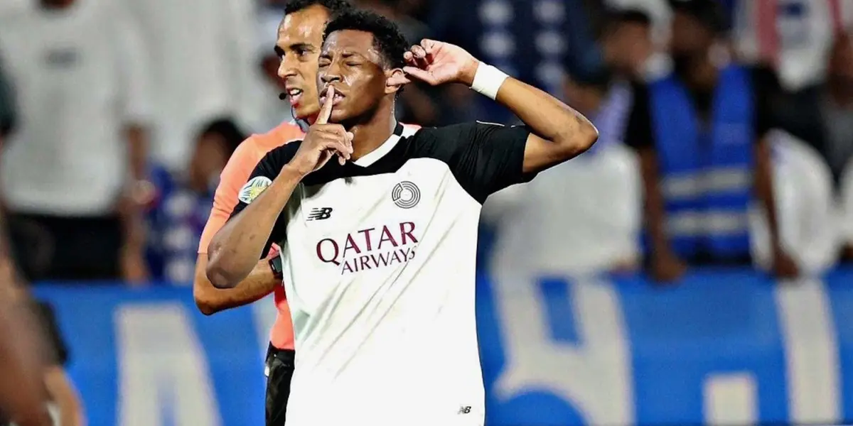 El extremo de 23 años fue la figura del triunfo en el último encuentro del equipo árabe.