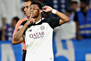 El extremo de 23 años fue la figura del triunfo en el último encuentro del equipo árabe.