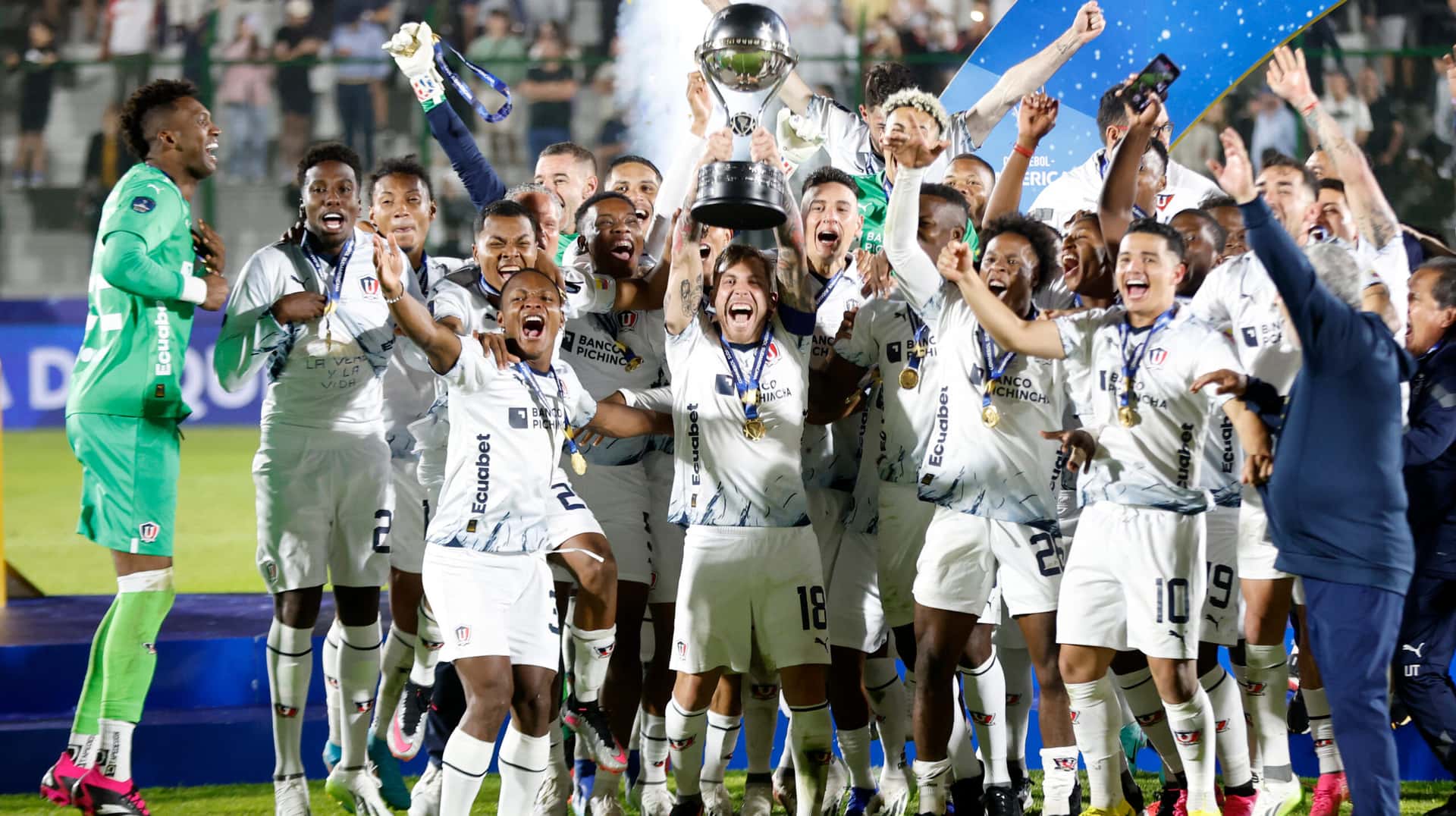El jugador fue la figura del equipo en la final de la Copa Sudamericana ante Fortaleza