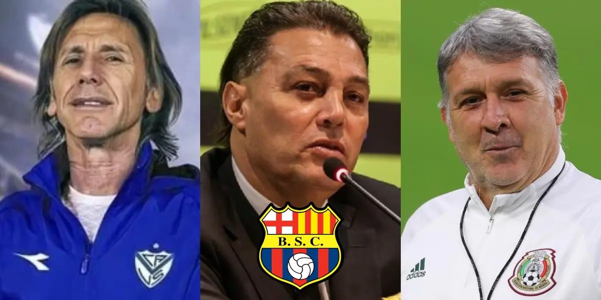 El máximo dirigente de Barcelona SC habló sobre quién se hará cargo del banquillo Torero